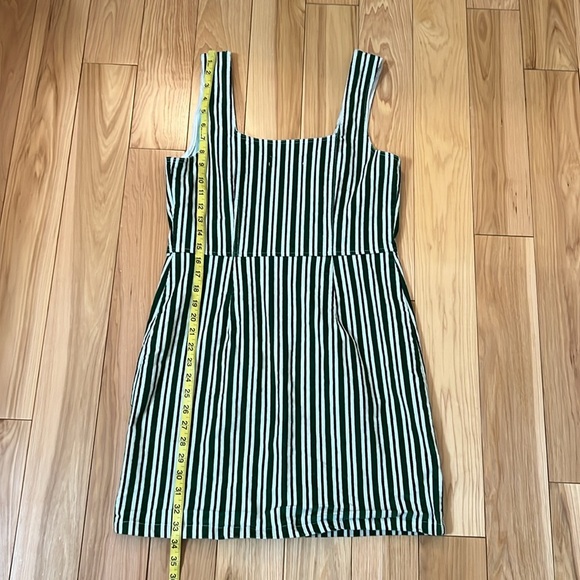 Urban Outfitters Green and White Striped women’s Dress - Picture 5 of 8